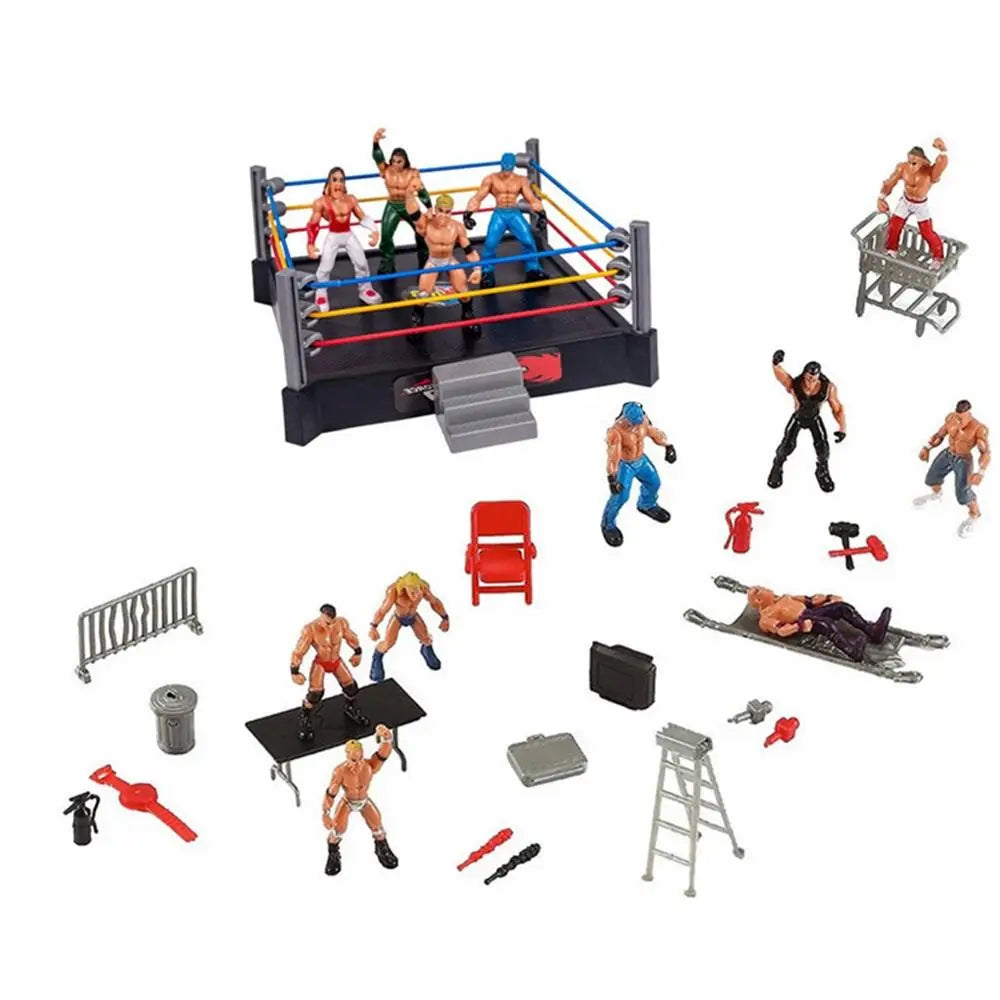 ZK20 Wrestling Ring Set – Funny Fighting Wrestler Warrior Toys for Kids