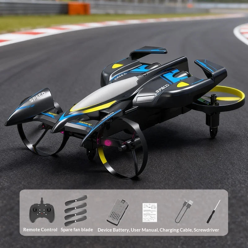 Remote Control Aircraft Children'S Toys Boys' Lights Music Four Axis Special Effects Rolling Racing Drifting Model Toy A