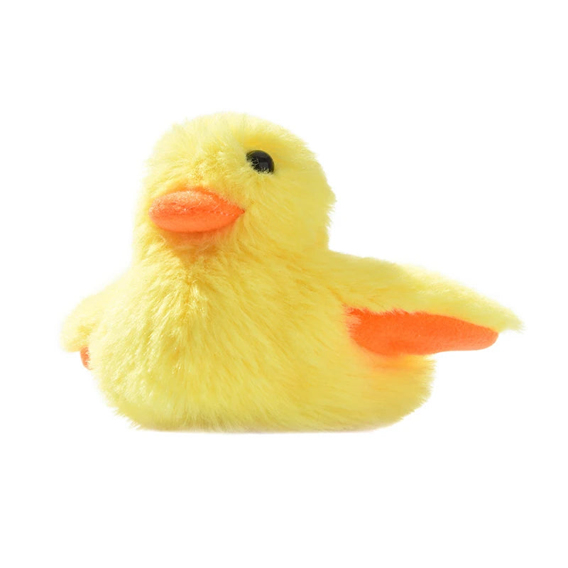 Flapping Duck Cat Toy – Interactive Electric Plush Bird with Vibration Sensor for Kittens