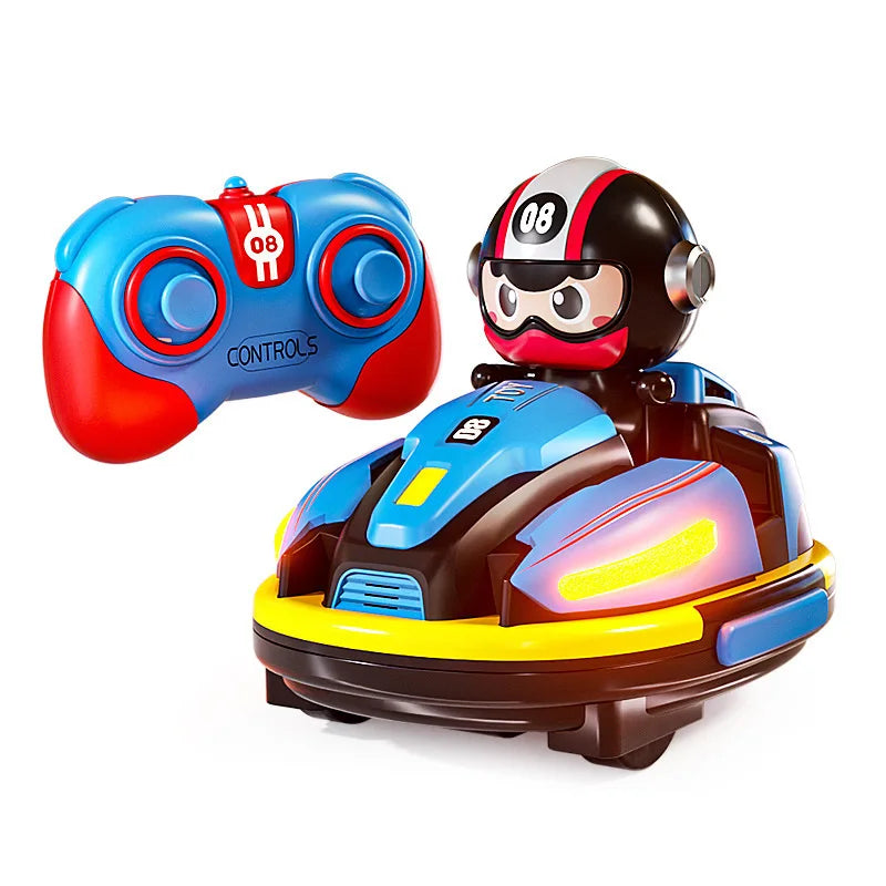 Remote control toys new 2.4 g remote control bumper car duel duel spray music racing boy Crazyracing Kartrider toys