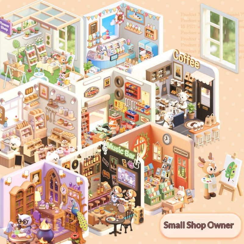 3D Scene Stickers For Kids Toys