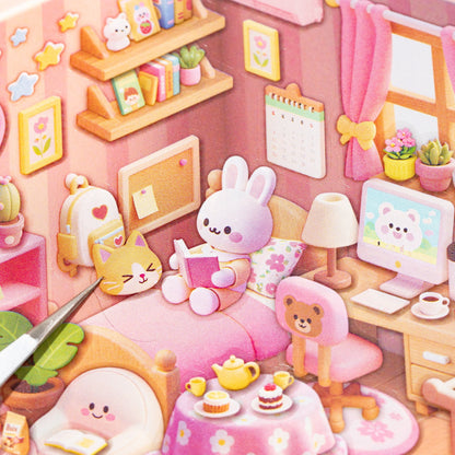 3D Scene Stickers For Kids Toys