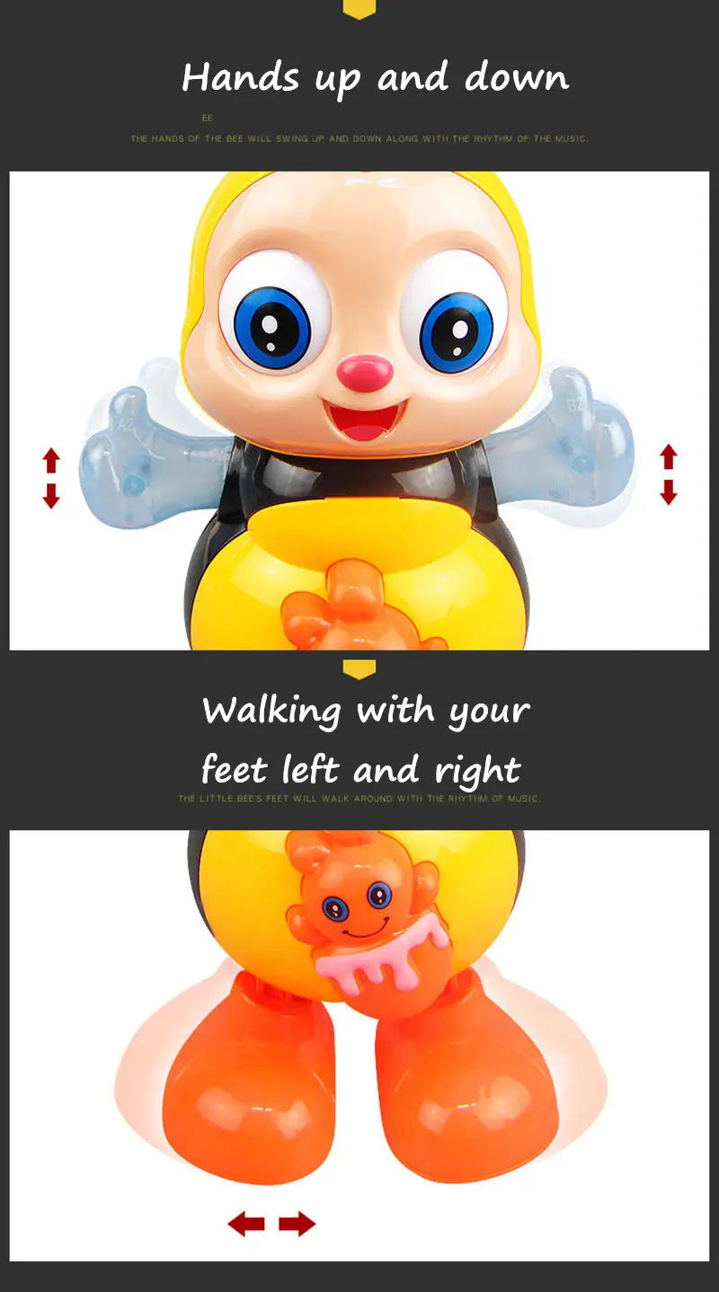 Dancing Bee Toy – Interactive Electric Musical Preschool Educational Toy for Kids