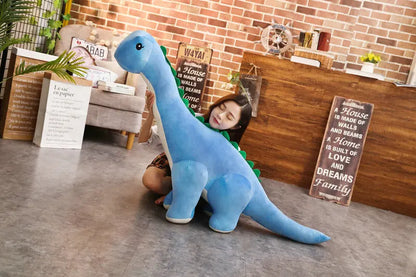 100cm New Colorful Plush Dinosaur Toys Stuffed Tanystropheus Dolls Children Gift Birthday Christmas Brinqedos