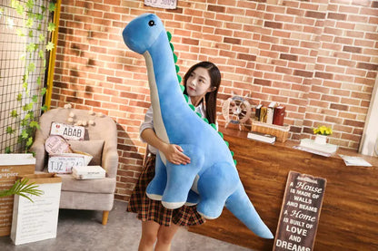 100cm New Colorful Plush Dinosaur Toys Stuffed Tanystropheus Dolls Children Gift Birthday Christmas Brinqedos