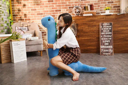 100cm New Colorful Plush Dinosaur Toys Stuffed Tanystropheus Dolls Children Gift Birthday Christmas Brinqedos