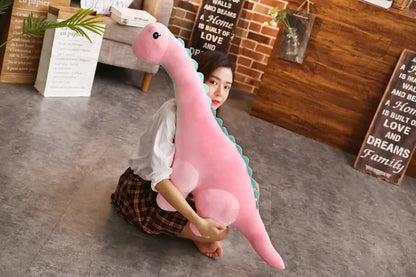 100cm New Colorful Plush Dinosaur Toys Stuffed Tanystropheus Dolls Children Gift Birthday Christmas Brinqedos
