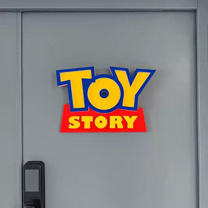 Cartoon Anime Toy Story Toy Story 3d Logo Signage Living Room Home Decor Children'S Room Cartoon Ornament Party Birthday Gift