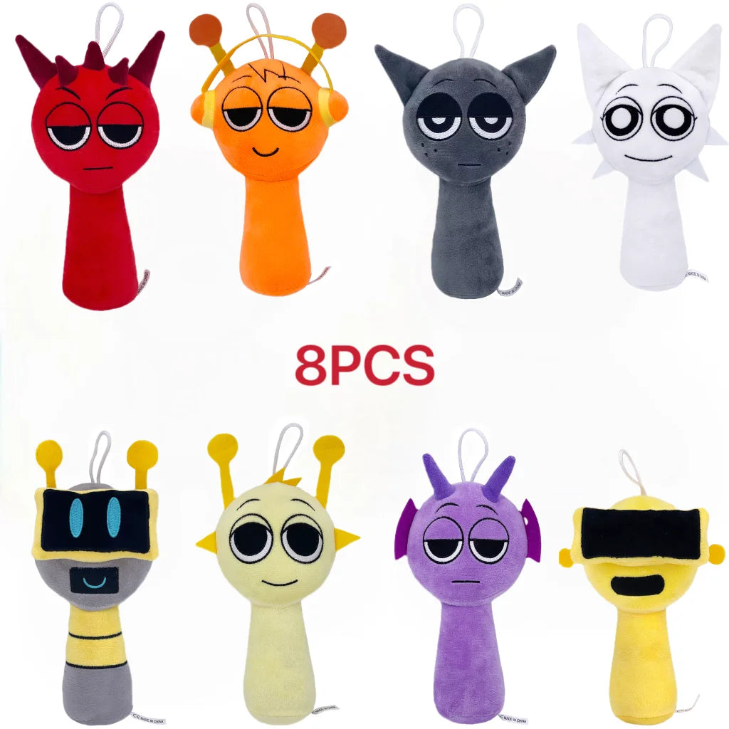 New Sprunki Plush Game Deamond Dr. Harrison Qurst Wenda Gray Soft Doll Peripherals Cute Birthday Gift Toys Game Kids