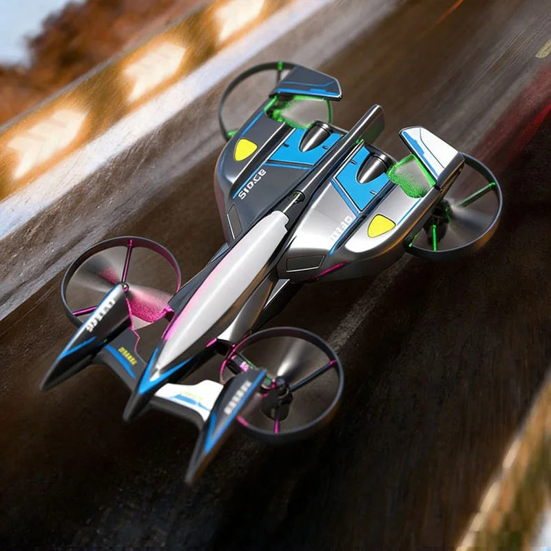 Remote Control Aircraft Children'S Toys Boys' Lights Music Four Axis Special Effects Rolling Racing Drifting Model Toy A