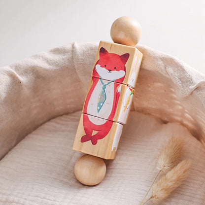 Wooden Montessori Handbell – Baby Musical Rattle & Stroller Toy, Classic Educational Gift