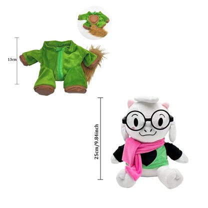 TreasuringU 2025 New Deltarune Plush Toys Kawaii Ralsei Plush Stuffed Toys Tenna Doll Changeable Plushie Clothes Birthday Gifts