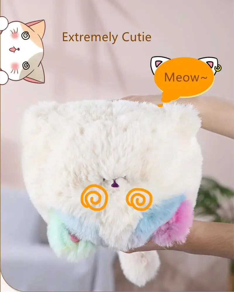 Simulation Electric Plush Toys Cute Cat Dog Interactive Kids Huggy Pets Speak Electronic Accompanied Toy Children Gifts Birthday