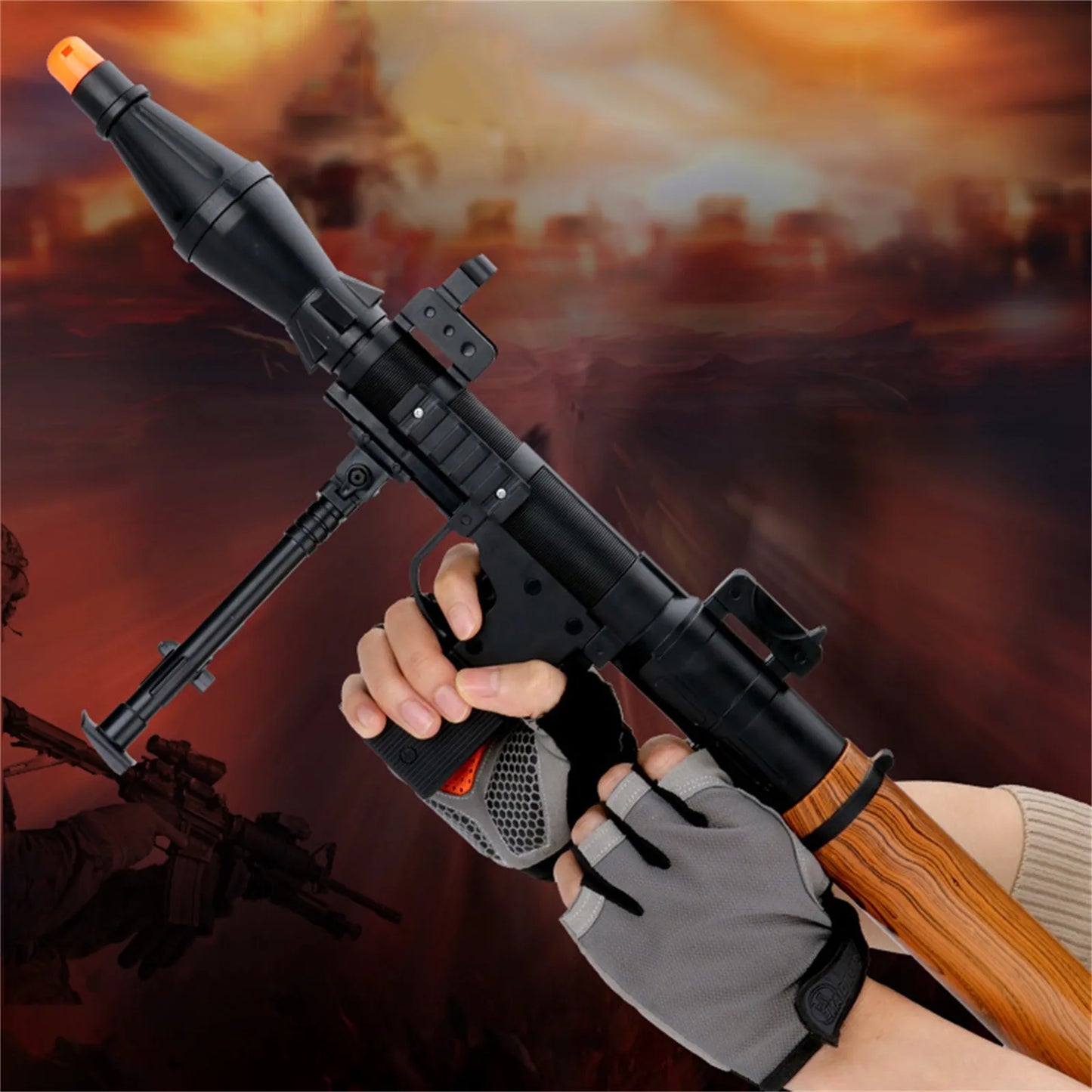 Rocket Launcher Toy – Fun RPG Style Shooting Toy Gift for Kids & Boys