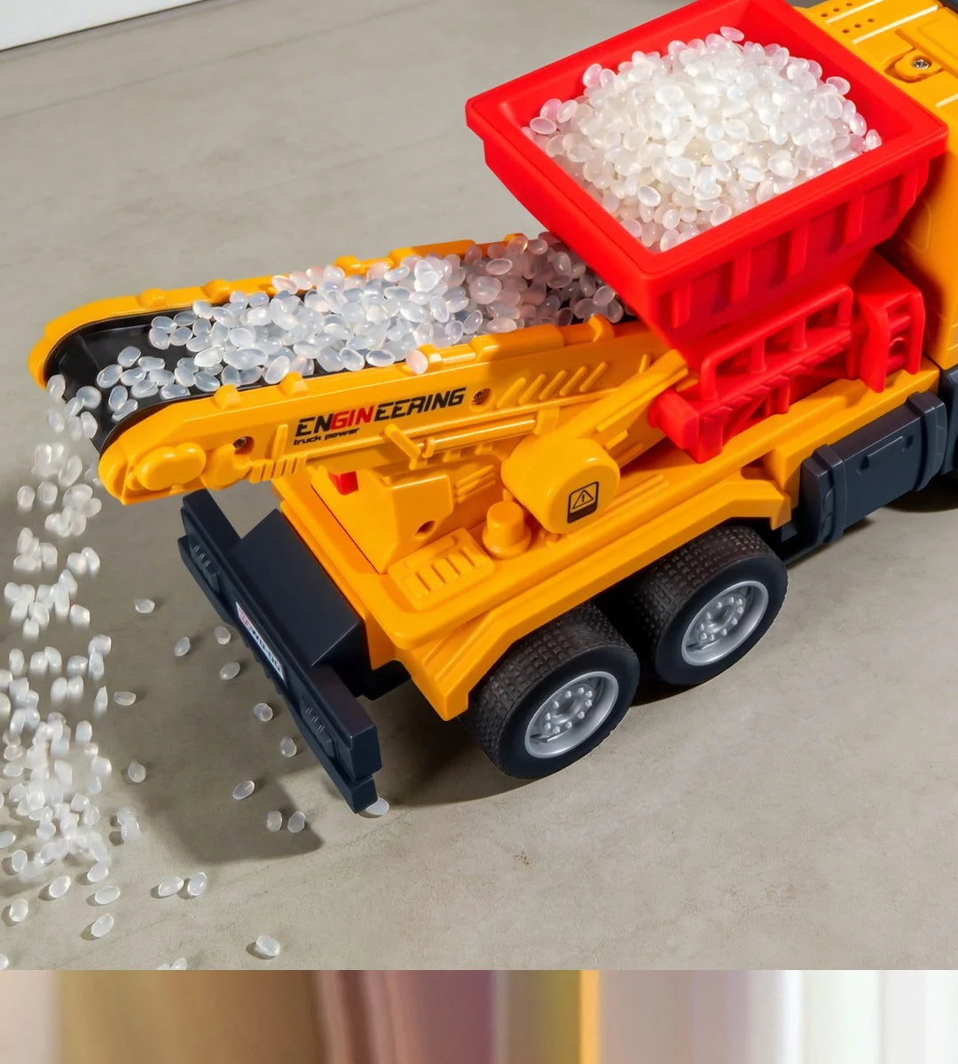 Boys' toys puzzle early education electric sound and light track sand transport vehicle engineering vehicle children's toys