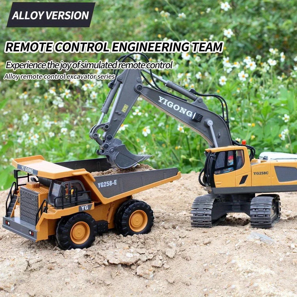 Toys Remote Control Car Toys For Boys Radio Control Excavator Dump Truck Bulldozer Electric car Kids Toys Gift
