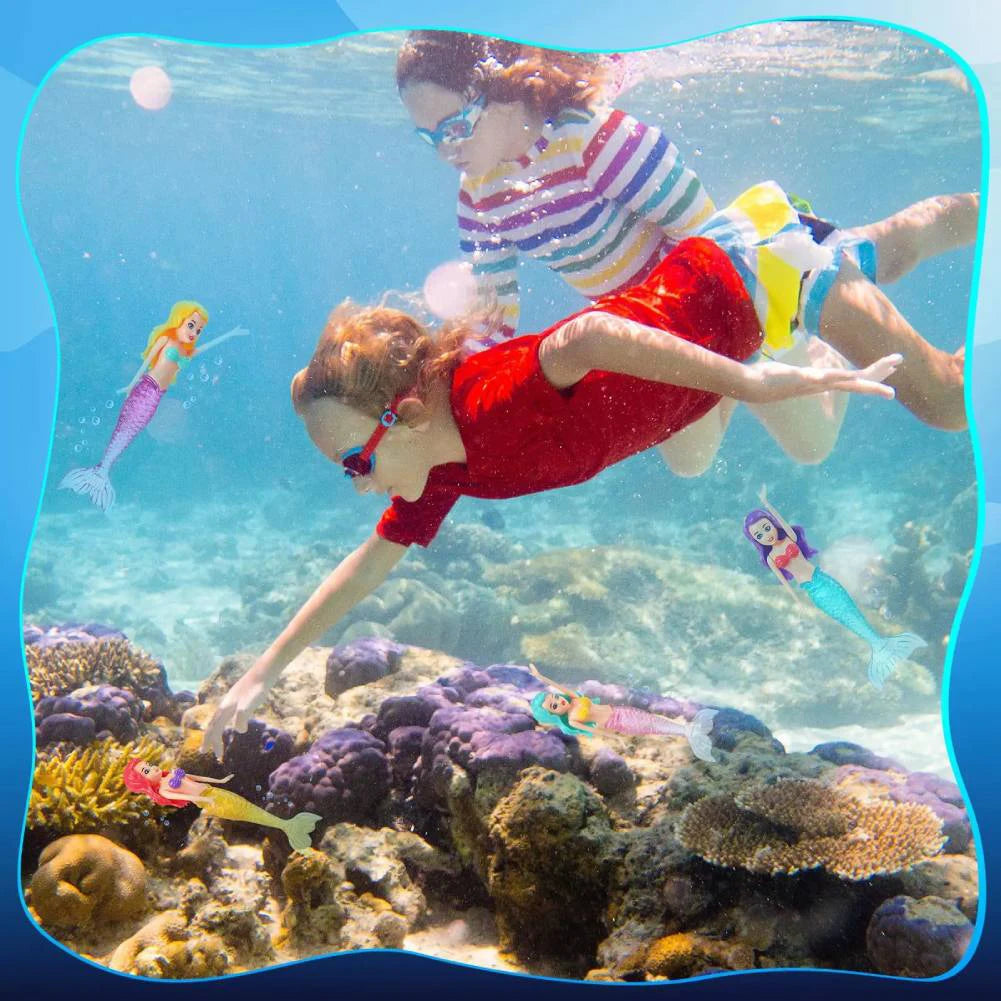 Mermaid Dive Toys – Underwater Bath & Pool Diving Toys for Kids