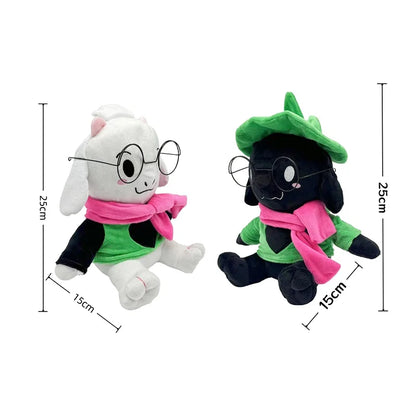 TreasuringU 2025 New Deltarune Plush Toys Kawaii Ralsei Plush Stuffed Toys Tenna Doll Changeable Plushie Clothes Birthday Gifts