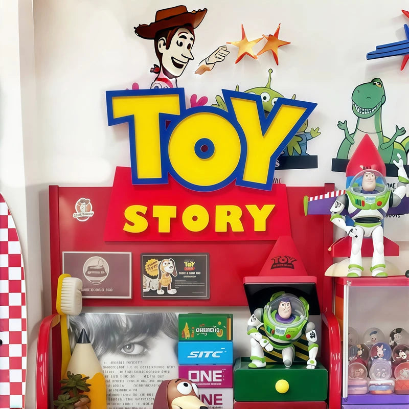 Cartoon Anime Toy Story Toy Story 3d Logo Signage Living Room Home Decor Children'S Room Cartoon Ornament Party Birthday Gift