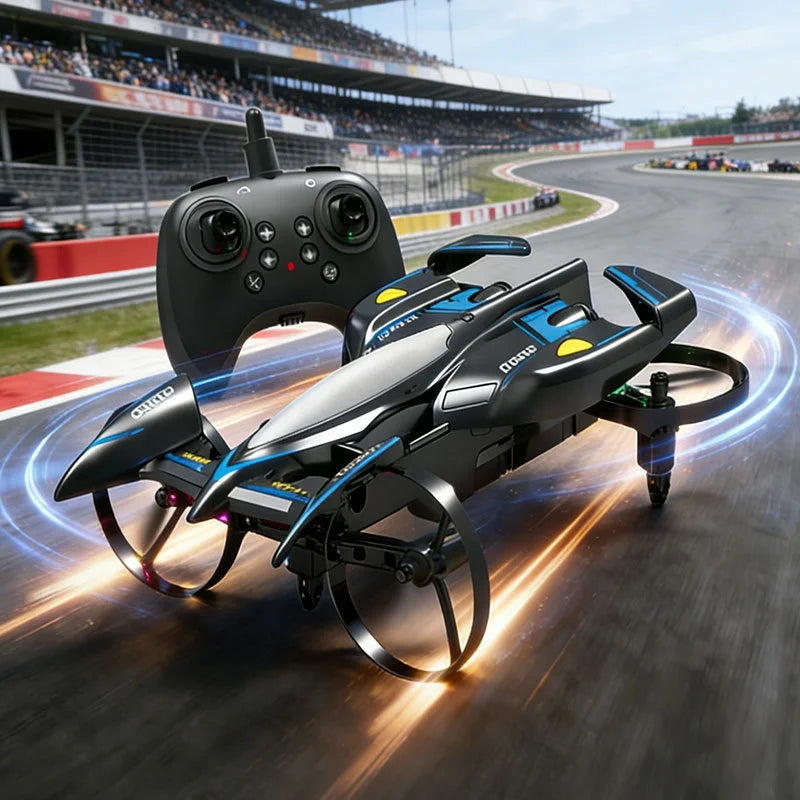 Remote Control Aircraft Children'S Toys Boys' Lights Music Four Axis Special Effects Rolling Racing Drifting Model Toy A