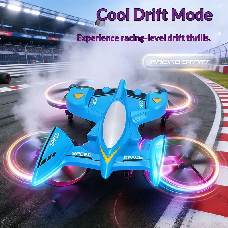Remote Control Aircraft Children'S Toys Boys' Lights Music Four Axis Special Effects Rolling Racing Drifting Model Toy A