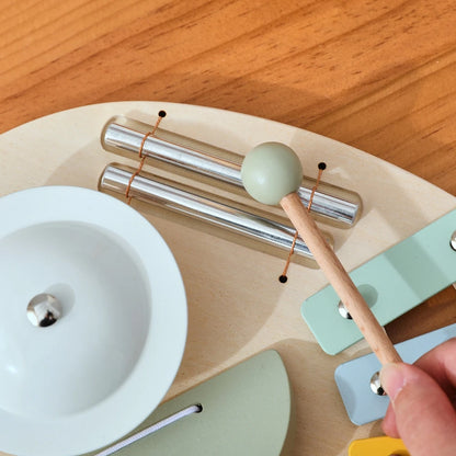 Baby Wooden Instruments Toys Educational Toys Children's Musical Toys Elephant Xylophone Newborn Birthday Gifts Music Table Toys