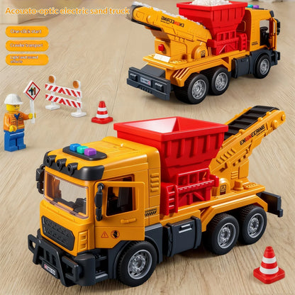 Boys' toys puzzle early education electric sound and light track sand transport vehicle engineering vehicle children's toys