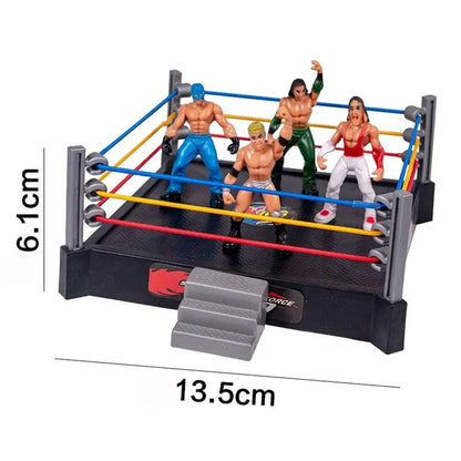 ZK20 Wrestling Ring Set – Funny Fighting Wrestler Warrior Toys for Kids