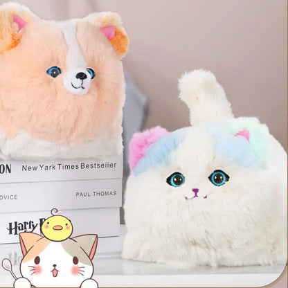 Simulation Electric Plush Toys Cute Cat Dog Interactive Kids Huggy Pets Speak Electronic Accompanied Toy Children Gifts Birthday
