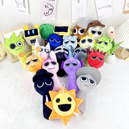 New Sprunki Plush Game Deamond Dr. Harrison Qurst Wenda Gray Soft Doll Peripherals Cute Birthday Gift Toys Game Kids