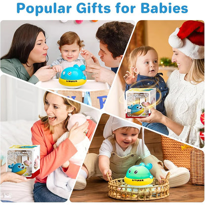 Light Up Whale Sprinkler – Baby Bath & Pool Water Fountain Toy for Toddlers