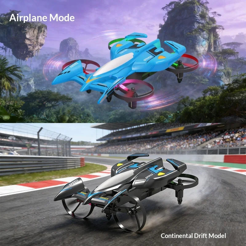 Remote Control Aircraft Children'S Toys Boys' Lights Music Four Axis Special Effects Rolling Racing Drifting Model Toy A