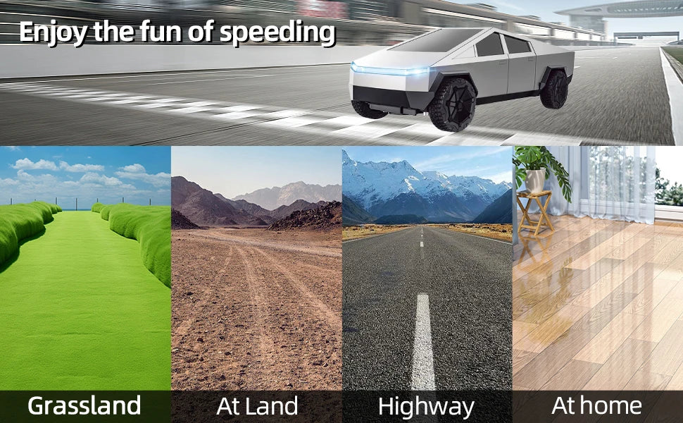 Remote control car toys, four-wheel drive off-road vehicles, rock climbing car remote control toys, 2.4GHz all-terrain toy cars
