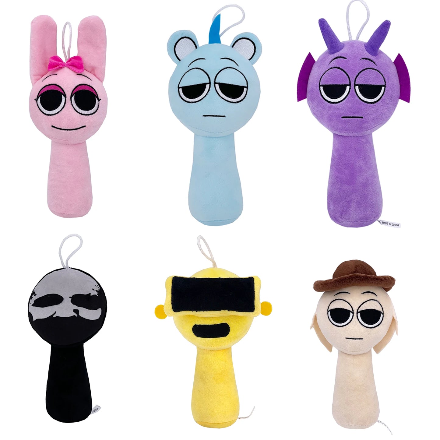 New Sprunki Plush Game Deamond Dr. Harrison Qurst Wenda Gray Soft Doll Peripherals Cute Birthday Gift Toys Game Kids