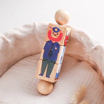 Wooden Montessori Handbell – Baby Musical Rattle & Stroller Toy, Classic Educational Gift