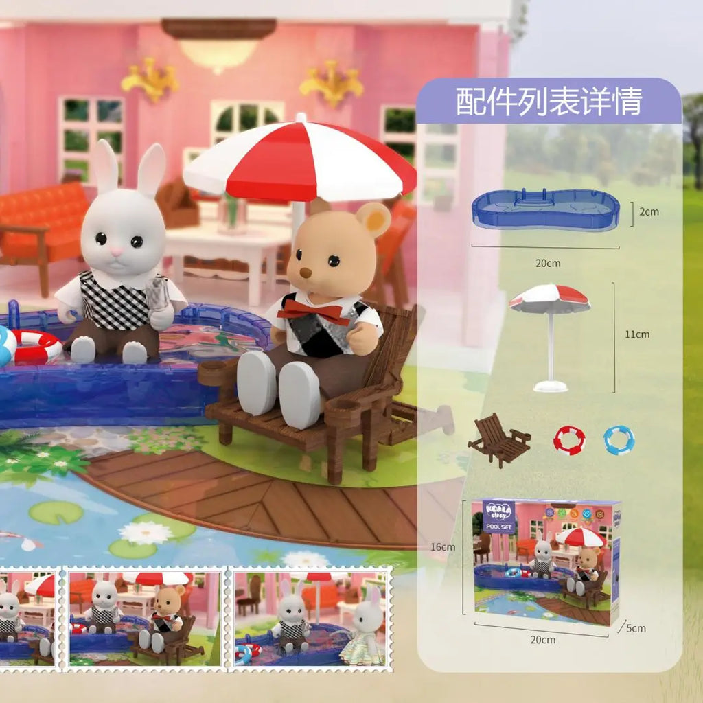 mini supermarket shopping games dollhouse furniture accessories Intellectual education toys for kid family interaction toys