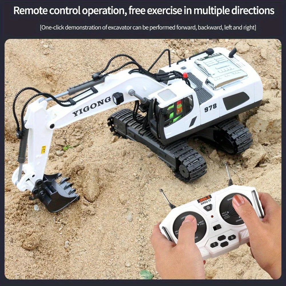 Toys Remote Control Car Toys For Boys Radio Control Excavator Dump Truck Bulldozer Electric car Kids Toys Gift