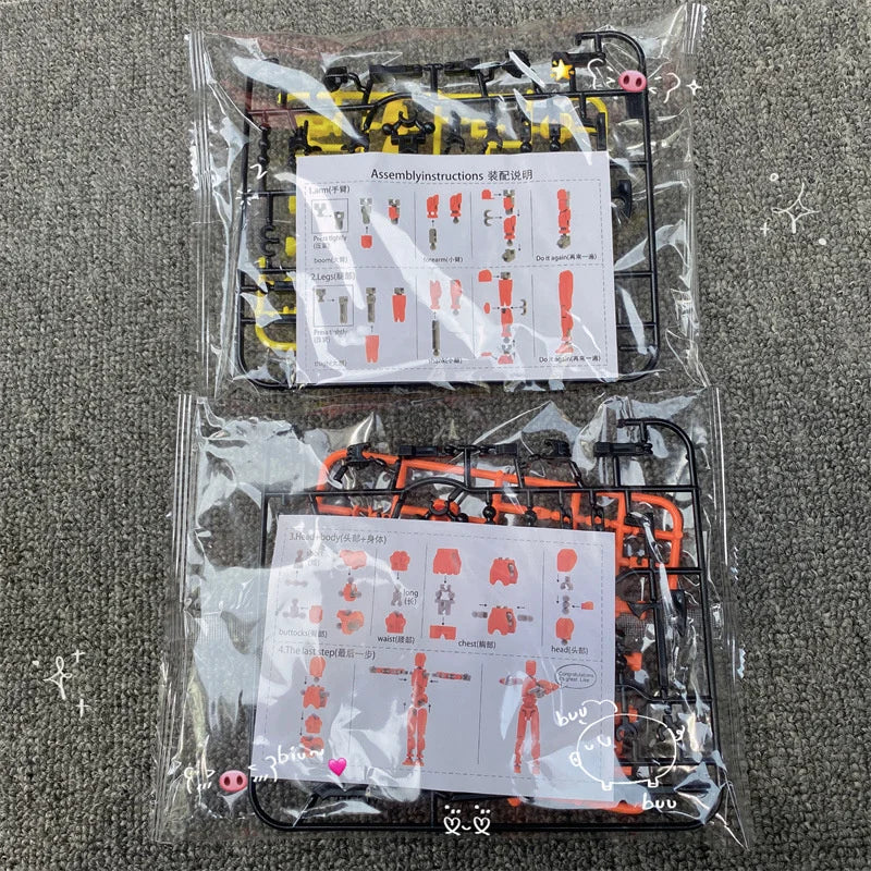 Assembling Robot Toys DIY Toys Beneficial For Exercising Children's Hands-On Ability Intelligent Stress Relieving Artifact