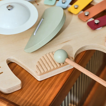 Baby Wooden Instruments Toys Educational Toys Children's Musical Toys Elephant Xylophone Newborn Birthday Gifts Music Table Toys
