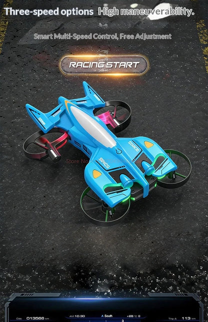 Remote Control Aircraft Children'S Toys Boys' Lights Music Four Axis Special Effects Rolling Racing Drifting Model Toy A