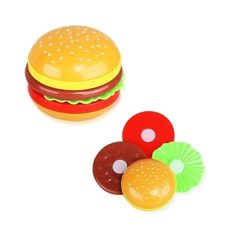 Cutting Fruit Kitchen Play Set – Montessori Educational Pretend Food Toys for Kids and Toddlers