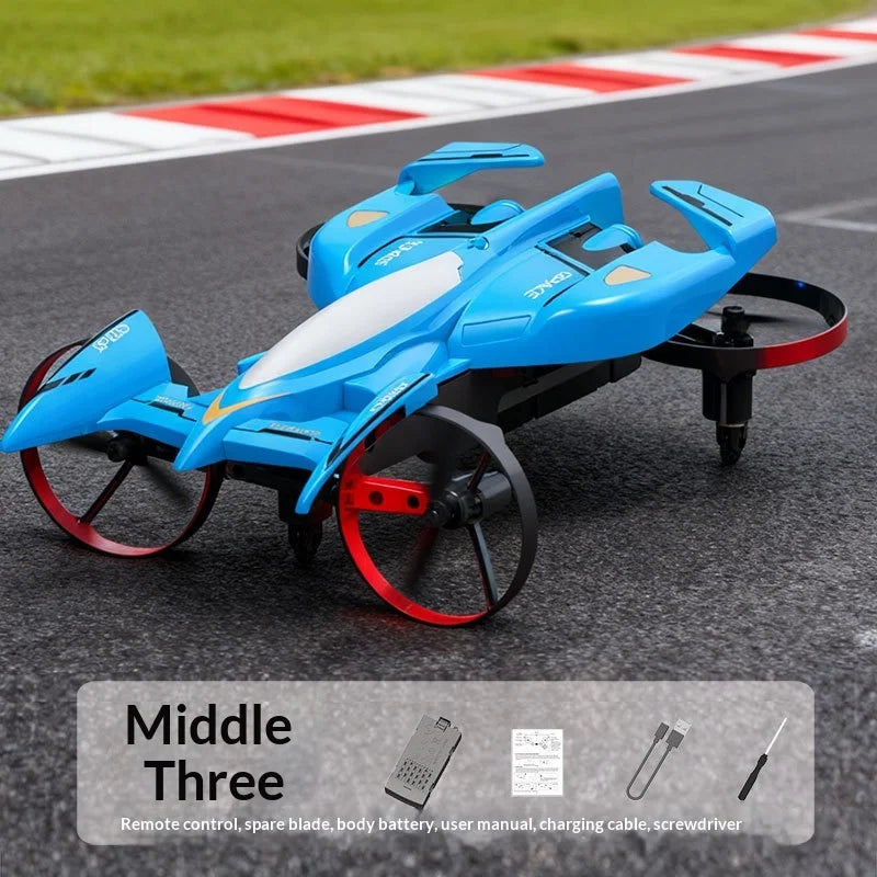 Remote Control Aircraft Children'S Toys Boys' Lights Music Four Axis Special Effects Rolling Racing Drifting Model Toy A
