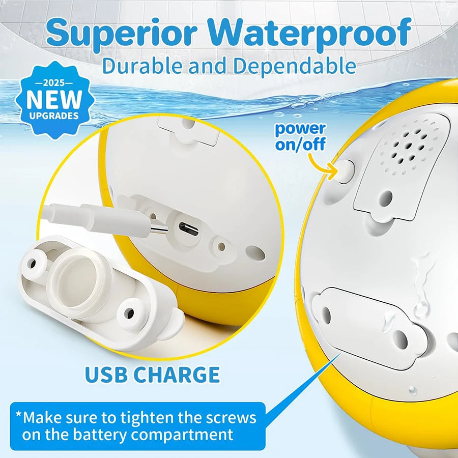 Light Up Whale Sprinkler – Baby Bath & Pool Water Fountain Toy for Toddlers