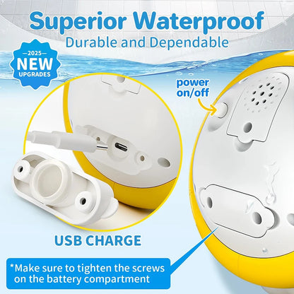 Light Up Whale Sprinkler – Baby Bath & Pool Water Fountain Toy for Toddlers