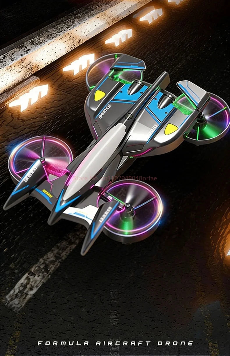Remote Control Aircraft Children'S Toys Boys' Lights Music Four Axis Special Effects Rolling Racing Drifting Model Toy A