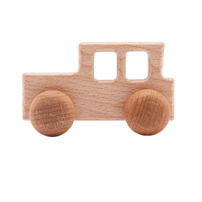 Montessori Wooden Train Toy – Baby Educational Trolley & Number Learning Gift