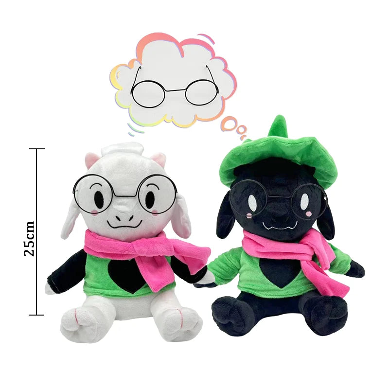 TreasuringU 2025 New Deltarune Plush Toys Kawaii Ralsei Plush Stuffed Toys Tenna Doll Changeable Plushie Clothes Birthday Gifts