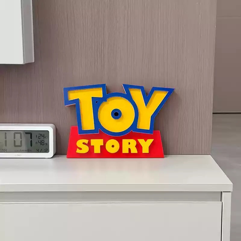 Cartoon Anime Toy Story Toy Story 3d Logo Signage Living Room Home Decor Children'S Room Cartoon Ornament Party Birthday Gift