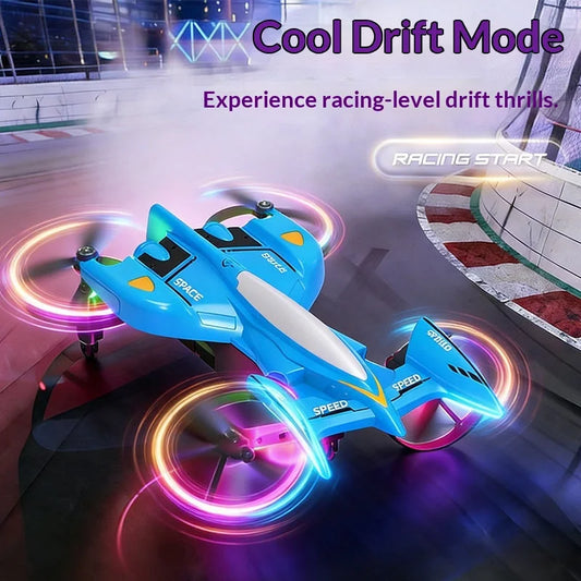 Remote Control Aircraft Children'S Toys Boys' Lights Music Four Axis Special Effects Rolling Racing Drifting Model Toy A