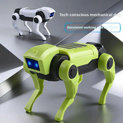 Rc Robot Children's Remote Control Mechanical Dog Toy Science Teaching Diy Assembling Model Electric Set Toys for Boys Kids Gift